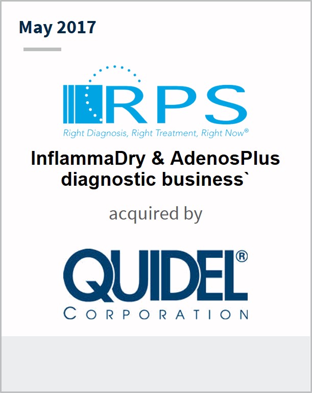 May 2017 RPS Diagnostics have been acquired by Quidel Corporation
