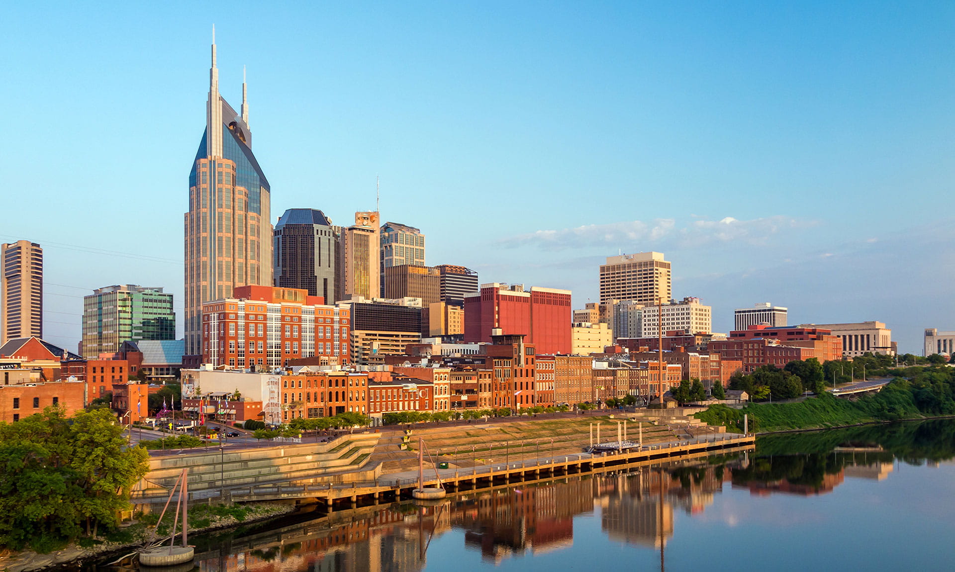 Tennessee Cityscape Waterfront