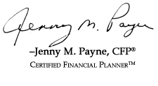 Jenny Payne signature
