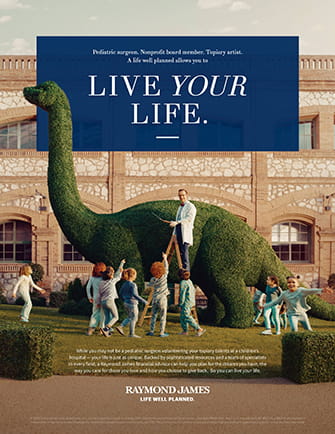 Topiary Print Ad