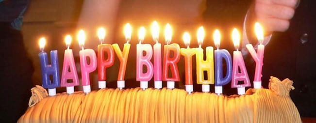 Happy Birthday Candles