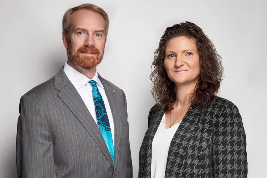 Al Biss and Vanessa Carpenter
