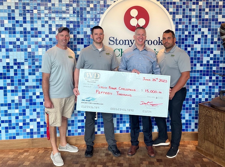 HENDEL WEALTH MANAGEMENT GROUP CO-DONATES WITH THREE VILLAGE DADS FOUNDATION, PROVIDING A $15,000 CONTRIBUTION TO STONY BROOK CHILDREN’S HOSPITAL