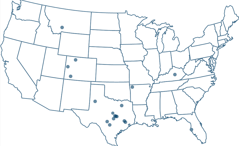 Locations Map