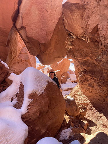 Carolyn in Abiquiu, New Mexico