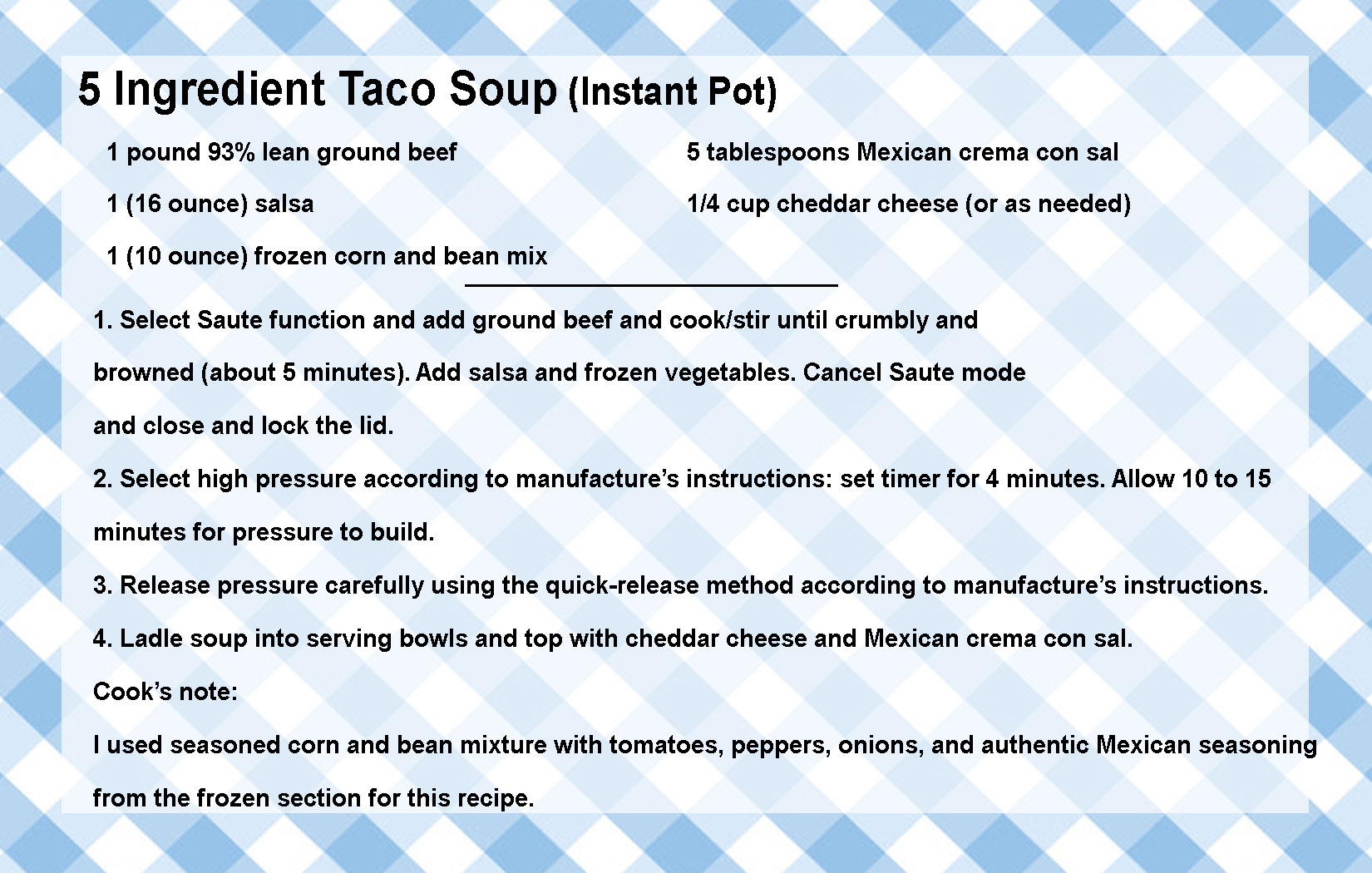 Taco Soup