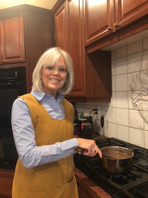 Woman Cooking in Kitchen
