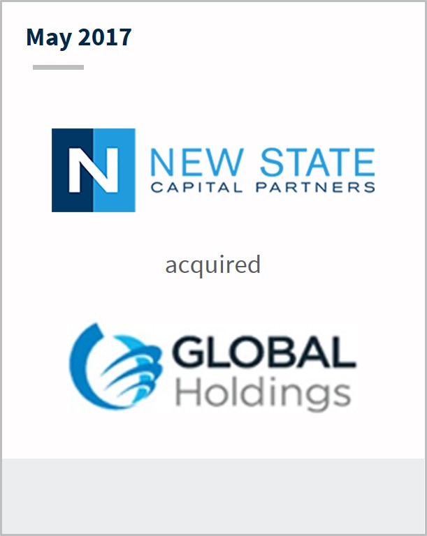 May 2017 New State Capital Partners has acquired Global Holdings