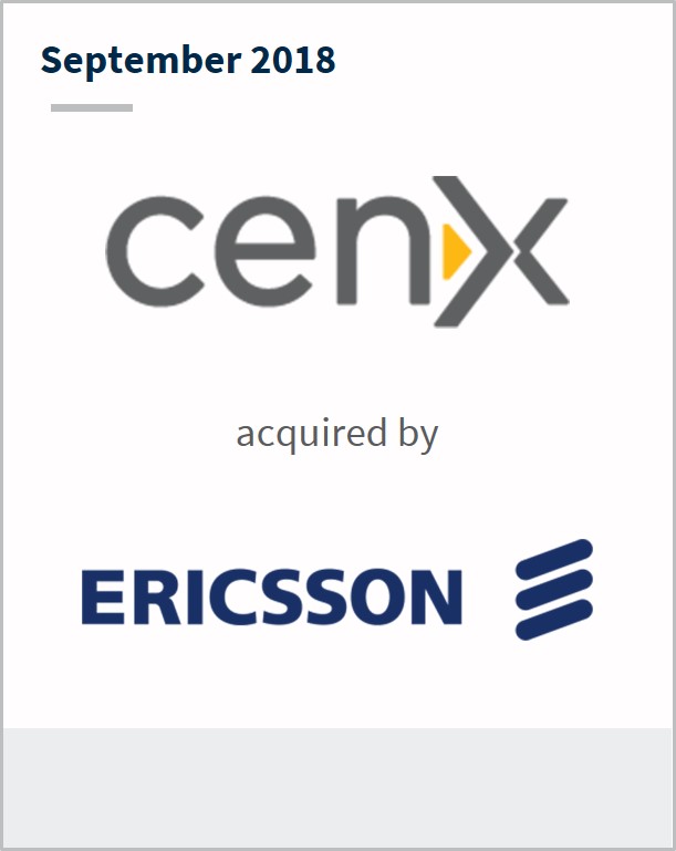 September 2018 CENX has been acquired by Ericsson