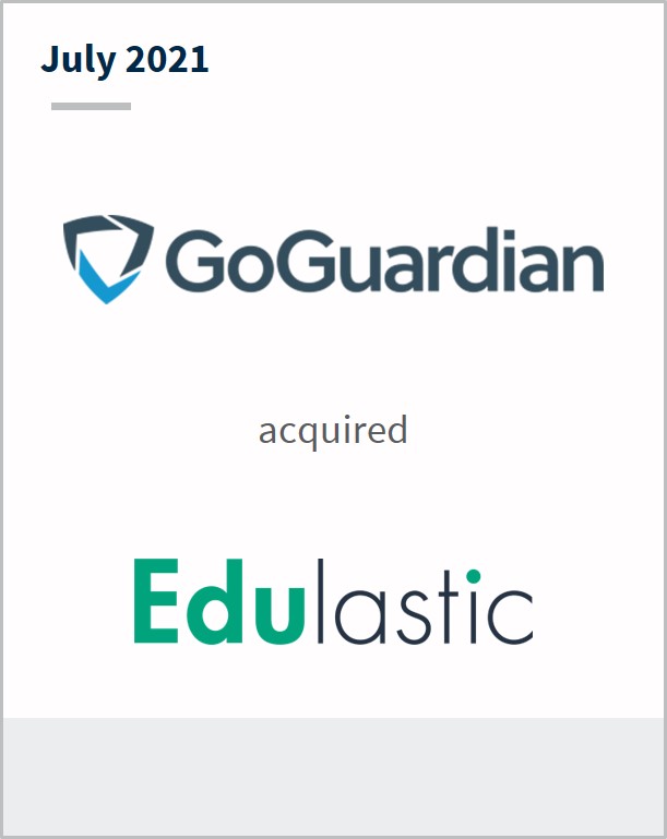 July 2021 GoGuardian has acquired Edulastic