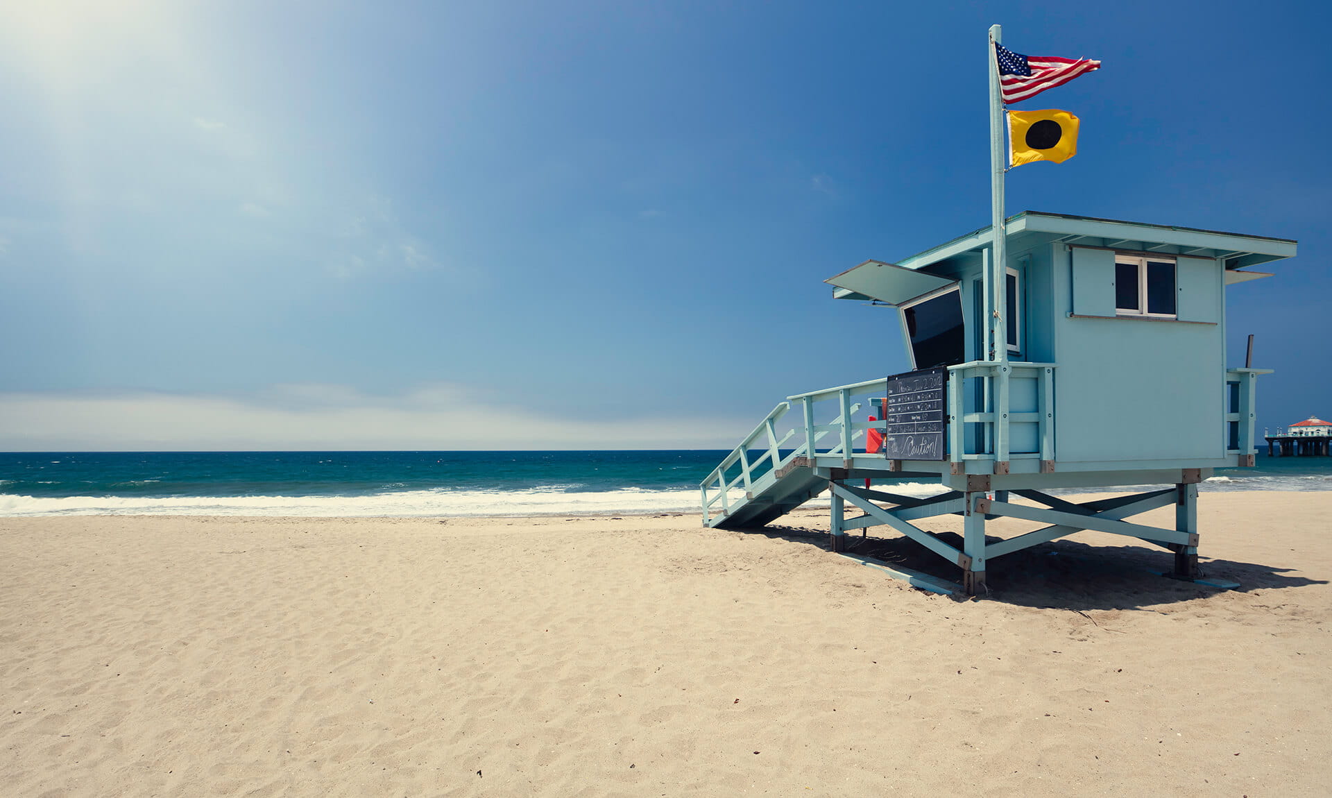 California Beach Lifeguard Stand