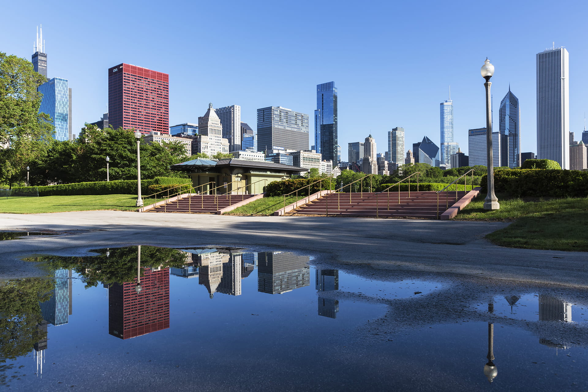 Chicago, Millennium Park and Skyline