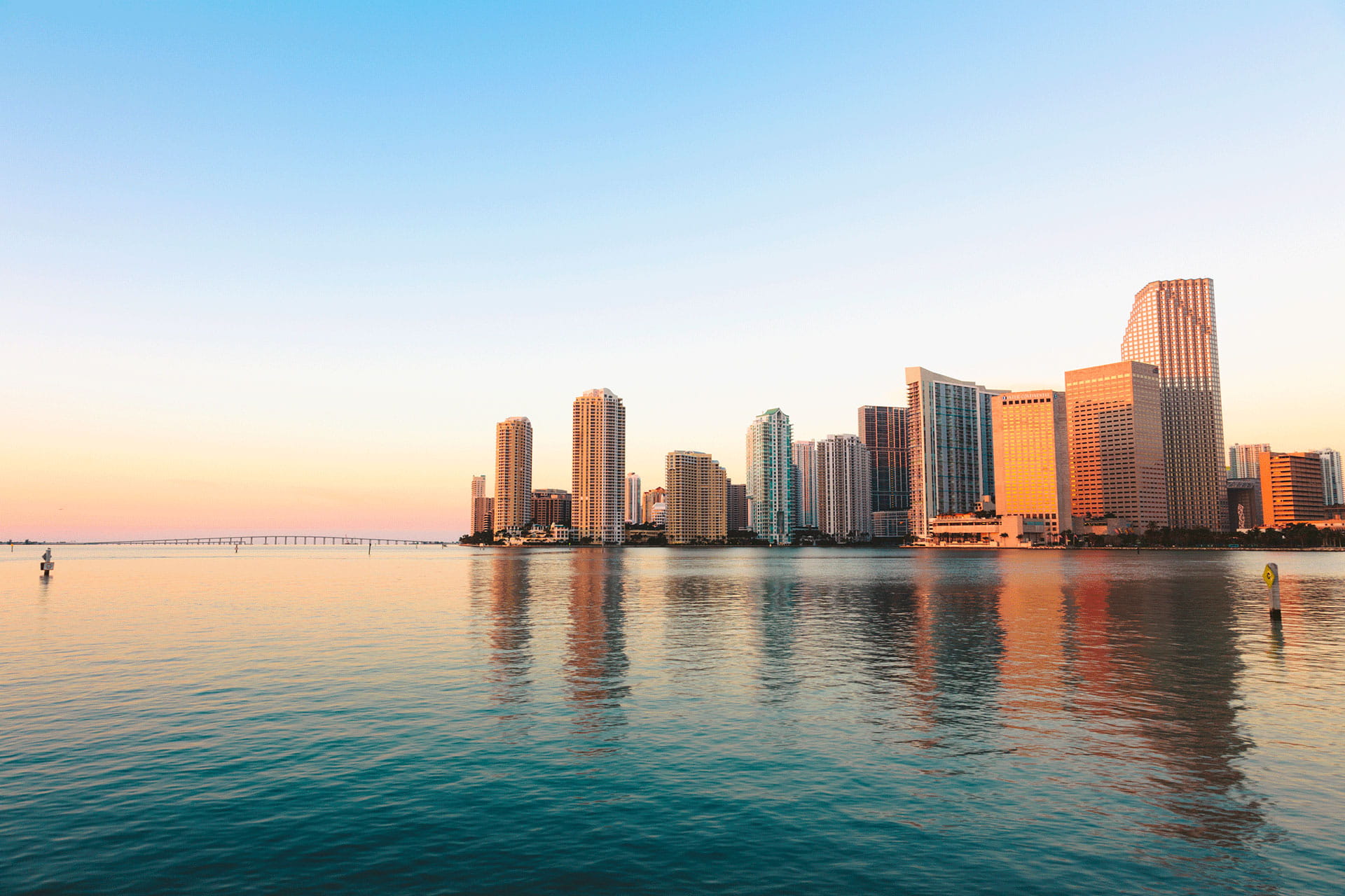 Miami Skyline Waterfront