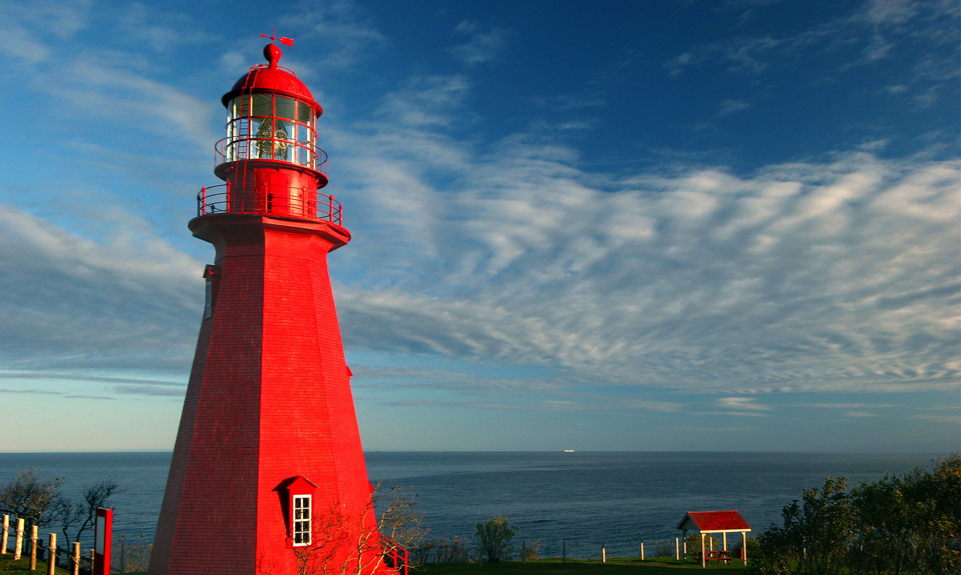 Red Lighthouse Landscape