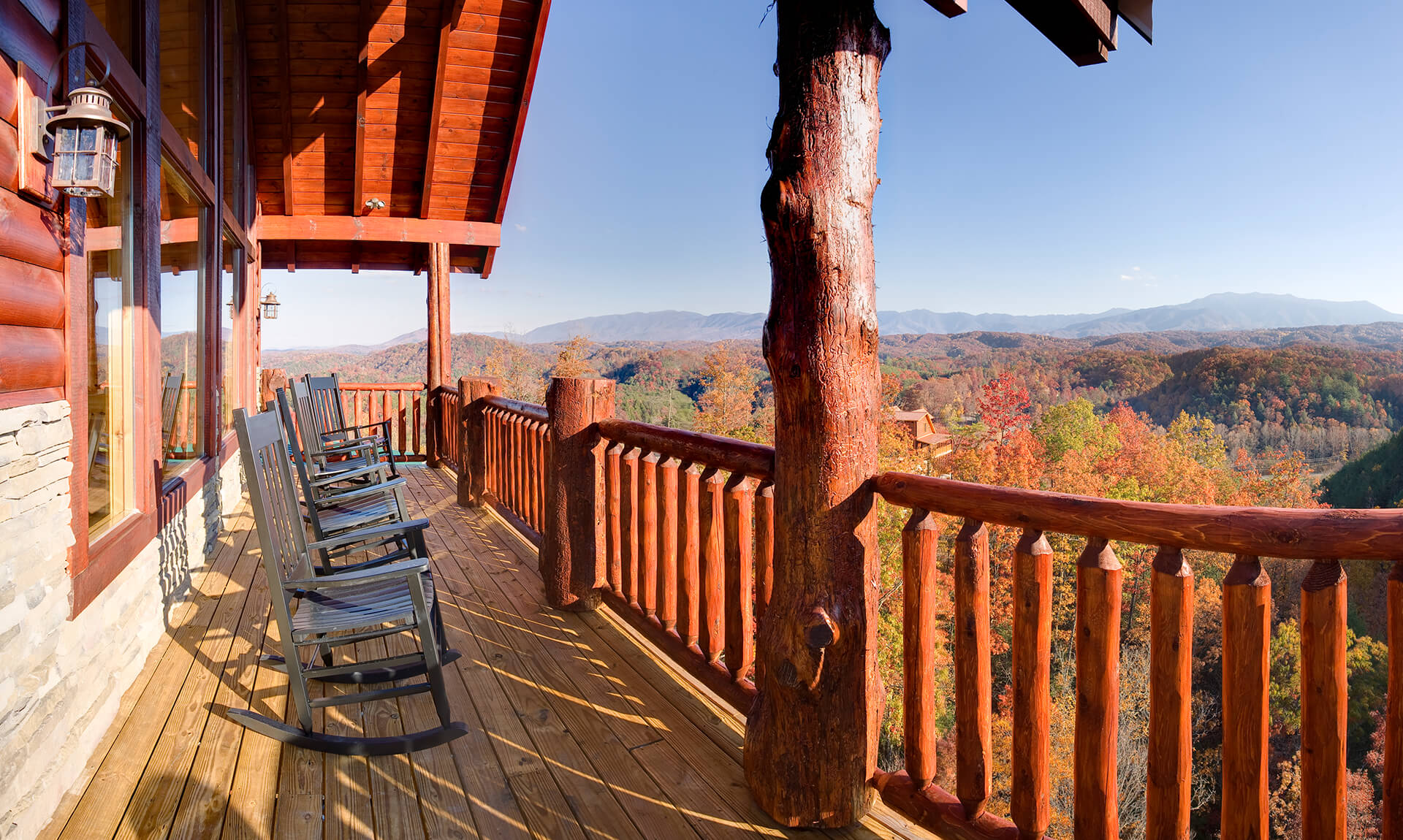 Appalachian Cabin View