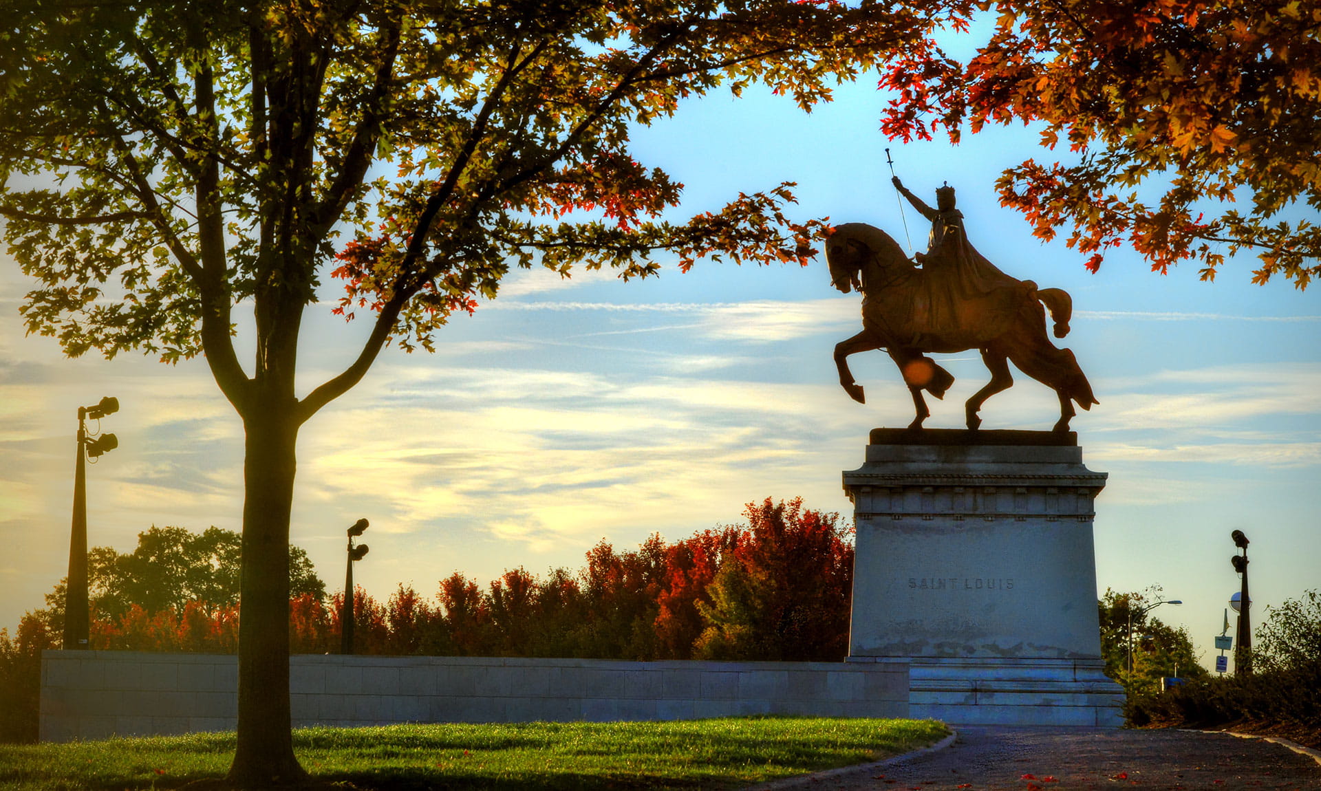 King Louis IX of France statue in Forest Park, St. Louis