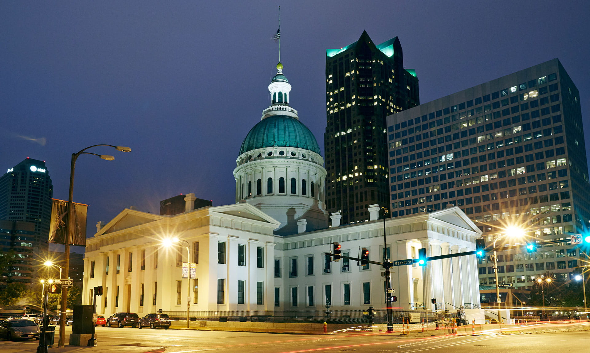 Old Courthouse, St. Louis at Night