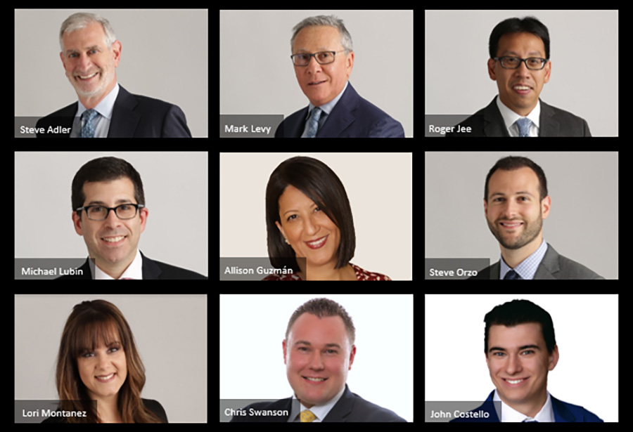 Michael Lubin, Stephen Adler, Allison Guzman, Chris Swanson, Loriann Montanez, Mark Levy, Stephen Orzo, Roger Jee
