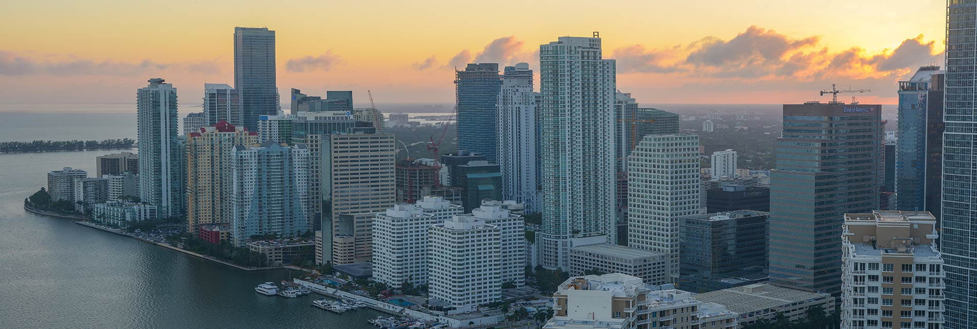Miami City Shoreline Photo