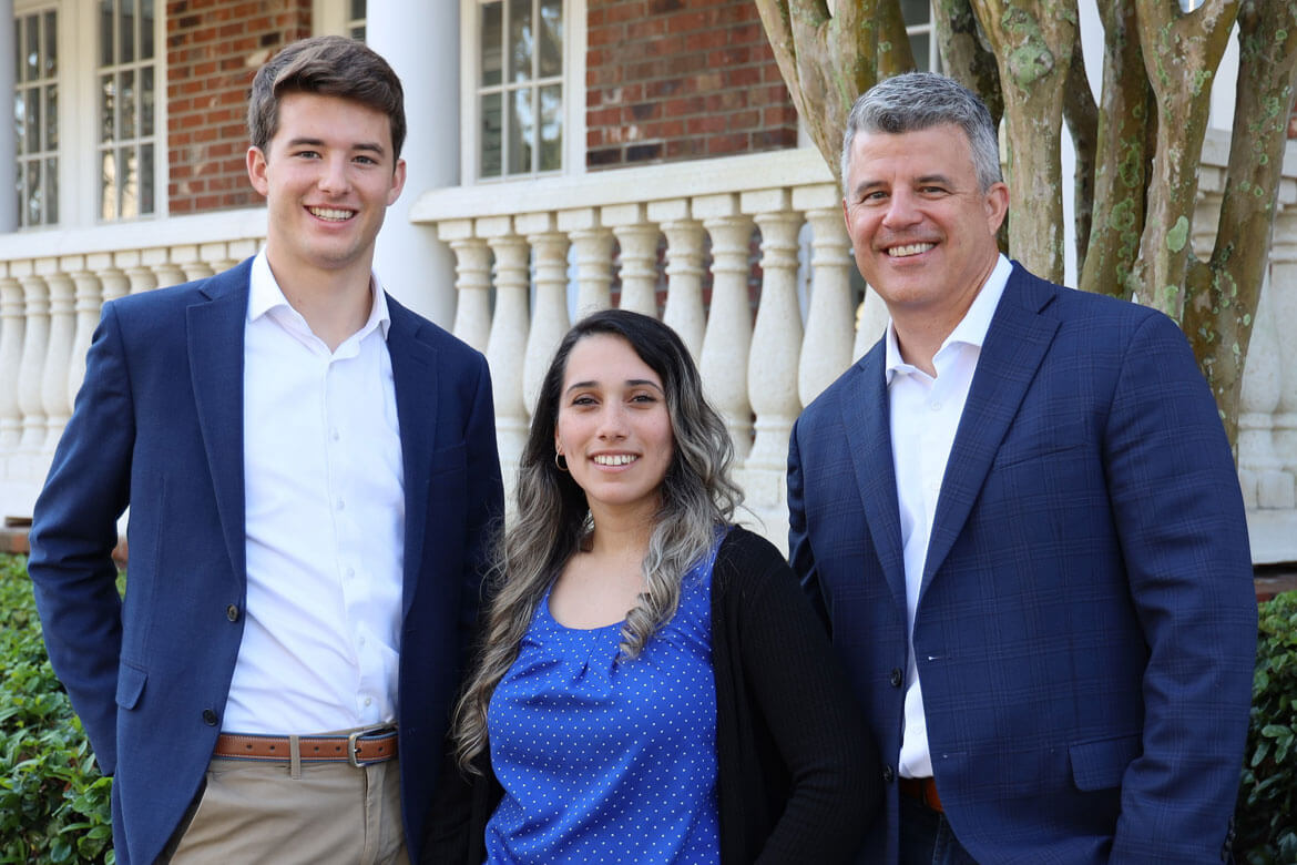 Chuck Bosworth, CFP®, Luke Bosworth and Crystal Rivera