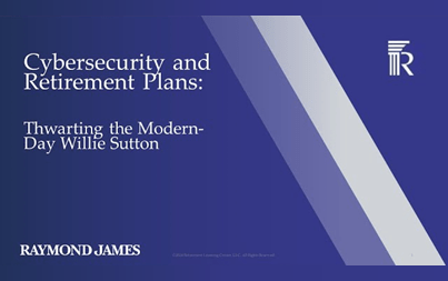 cybersecurity and retirement plans