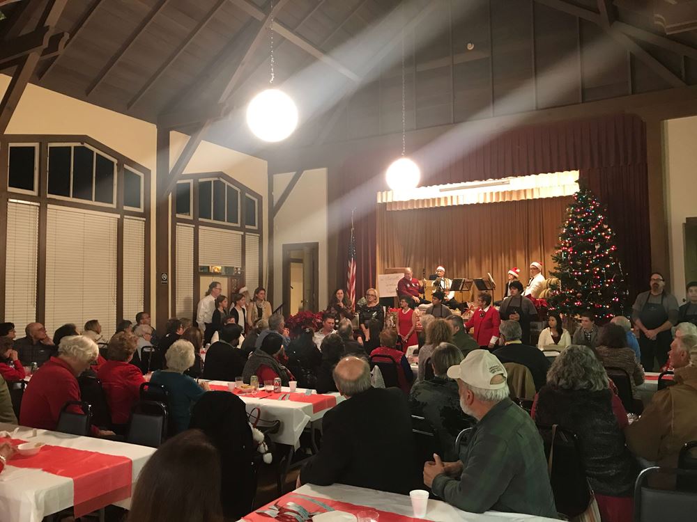 Christmas Club Meeting, presenting Community Grants 