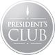 President's Club badge.