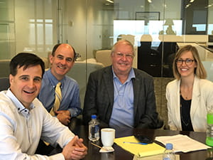 René Dierkes, Frank McKenna, Bill Miller and Samantha McLemore