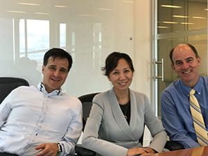 René Dierkes, Jean Yu and Frank McKenna. Jean is co-portfolio manager with Sam Peters on ClearBridge Value Trust