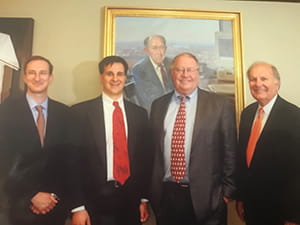 From left to right Sam Peters, portfolio manager ClearBridge Value Trust, René Dierkes, Bill Miller, portfolio manager Miller Opportunity, Chip Mason former CEO Legg Mason