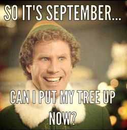 So It's September... Can I put my tree up now? Meme