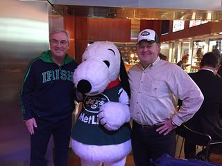 Tom Harrington with Me and Snoopy