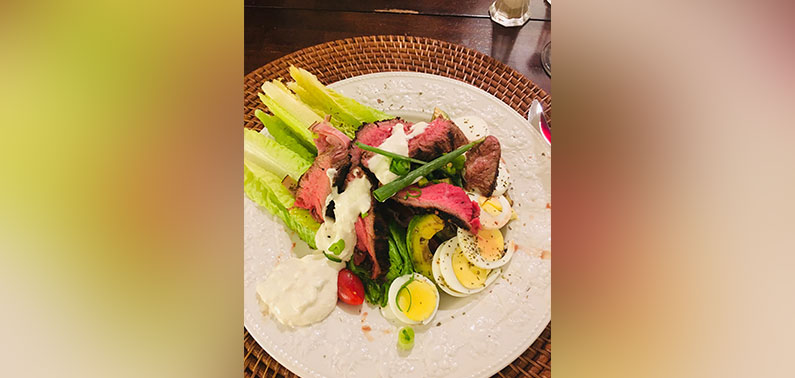 Flank Steak and Wedge Salad