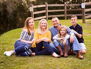 Johnny Knott and family
