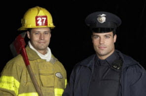 A Firefighter & Police Officer