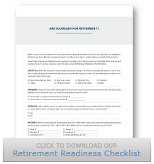 Retirement Checklist Image