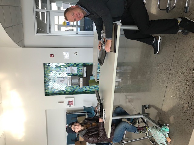 Paul is meeting with his STRIVE mentee, Lauren Humphery