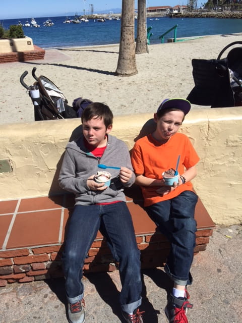 Boys hanging in Catalina