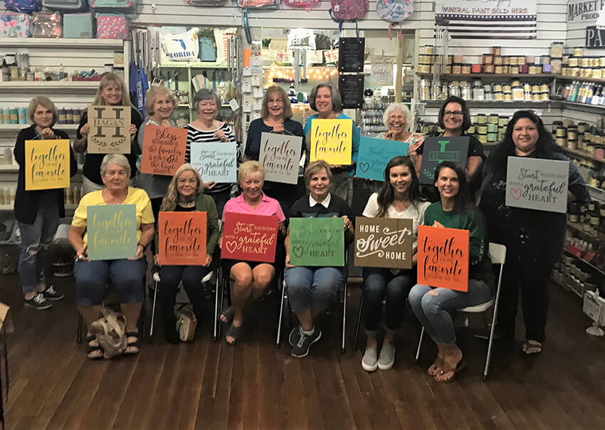 Paint and Sip Event