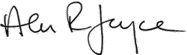 Alan Joyce signature