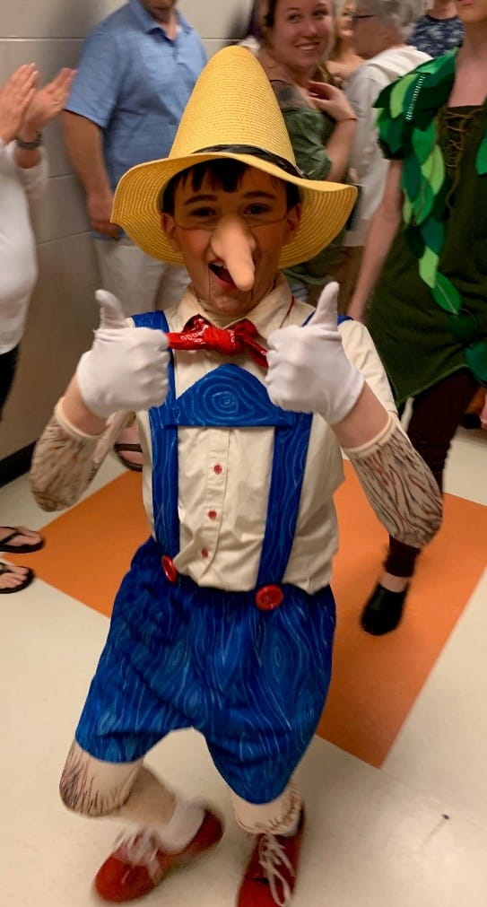 Jack as Pinnochio