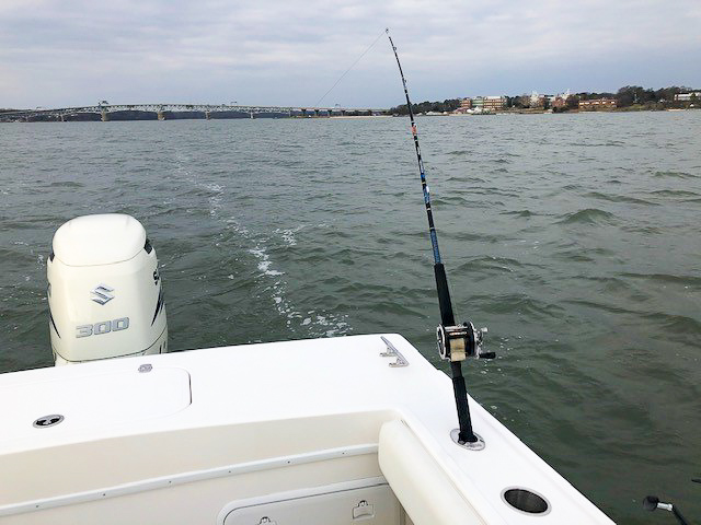 view of river on a boat