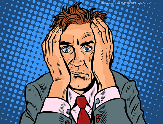 headache man illustration