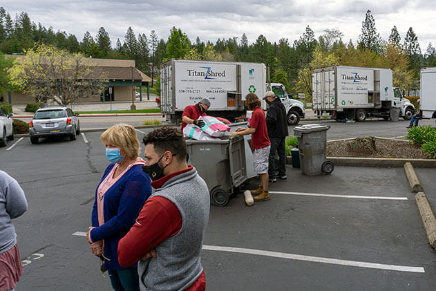 Interfaith Food Ministry Shred Event