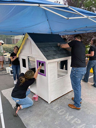 Habitat for Humanity Playhouse Build