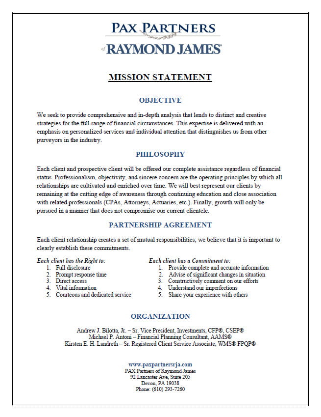 Mission Statement