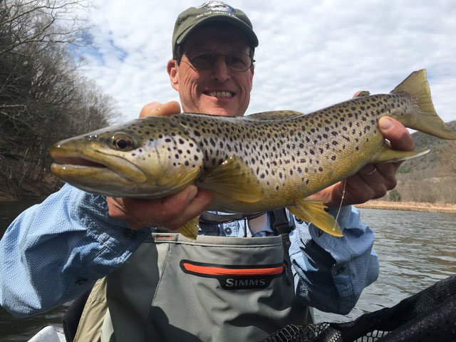 Ralph McDevitt Holding a Fish