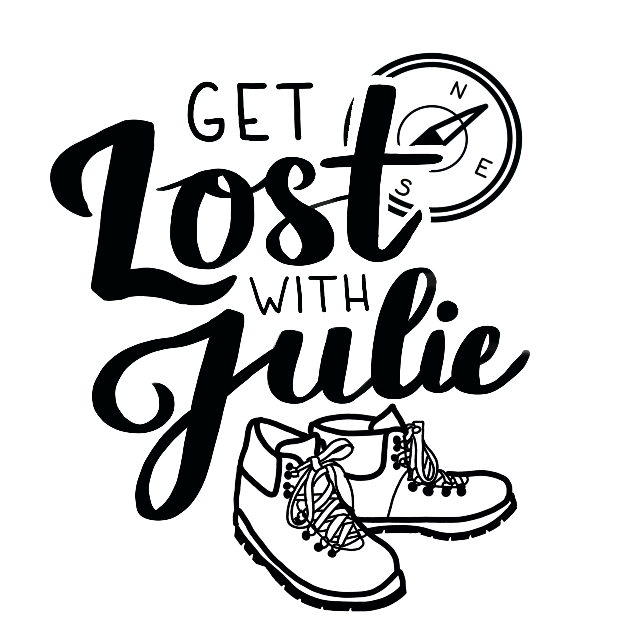 get lost with julie logo