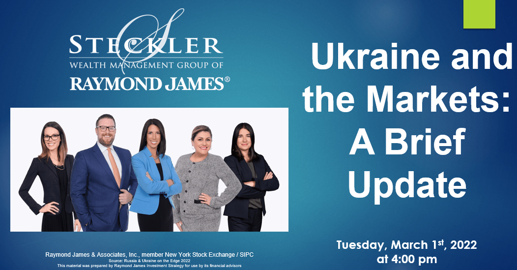 Ukraine and the Markets: A Brief Update