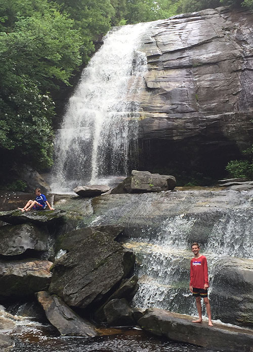 Greenland Creek Falls Panthertown Valley State Park, NC